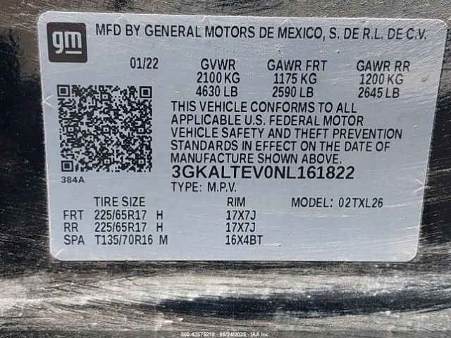2022 GMC TERRAIN 3GKALTEV0NL161822 Photo 8