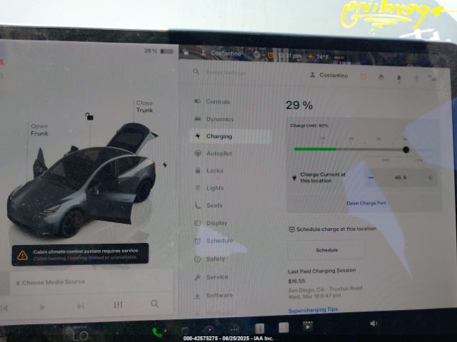 7SAYGDEF4NF406328 Tesla Model Y