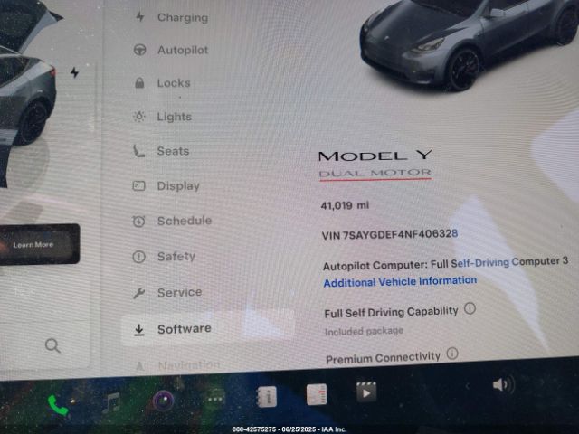 2022 TESLA MODEL Y 7SAYGDEF4NF406328 Photo 6
