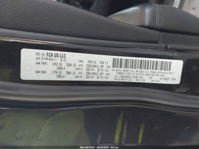 2015 DODGE DURANGO 1C4RDHAG5FC113729 Photo 8