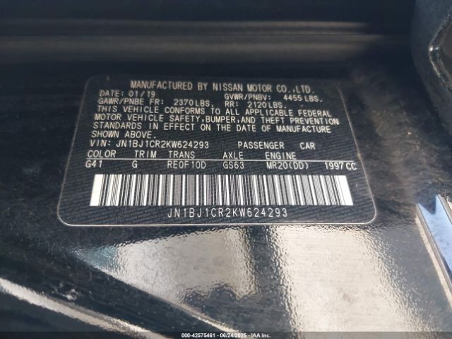 JN1BJ1CR2KW624293 Nissan 2019