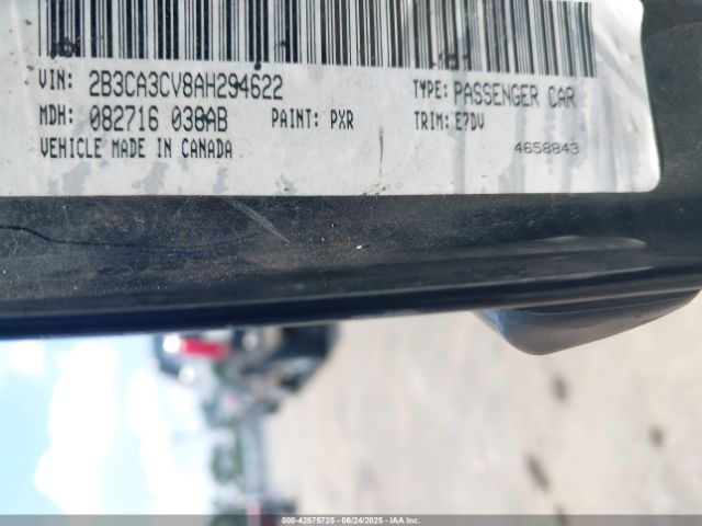 2010 DODGE CHARGER 2B3CA3CV8AH294622 Photo 8