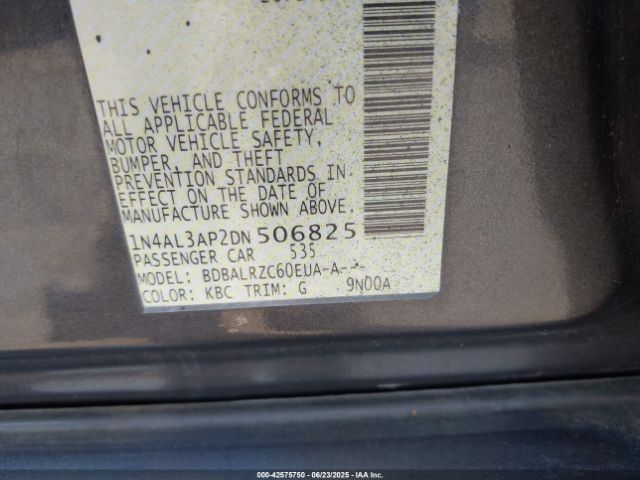 2013 NISSAN ALTIMA 1N4AL3AP2DN506825 Photo 8