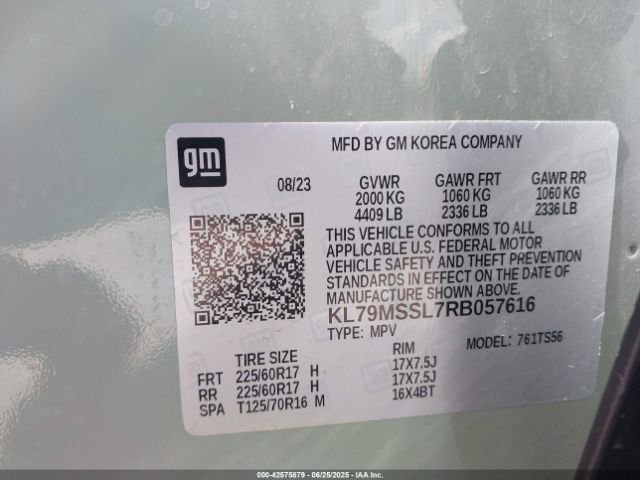 2024 CHEVROLET TRAILBLAZER KL79MSSL7RB057616 Photo 8