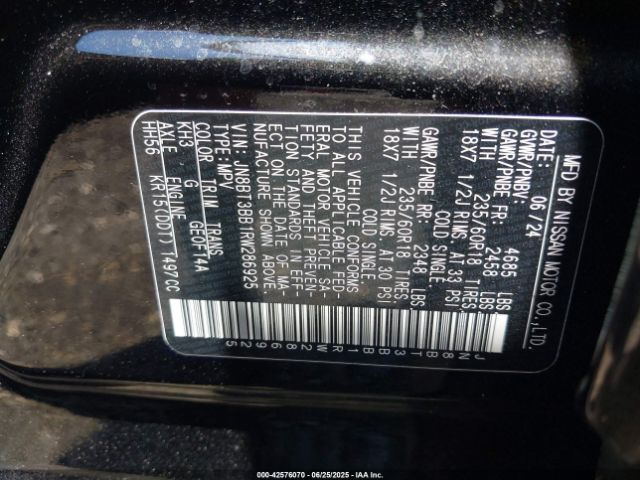 2024 NISSAN ROGUE JN8BT3BB1RW286925 Photo 8