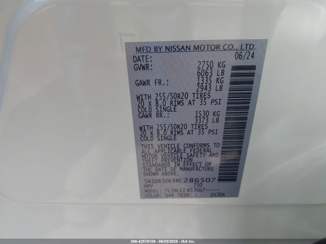 Nissan 2024 2024 5N1DR3DK9RC286507 Image 9
