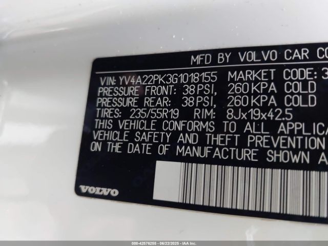 2016 VOLVO XC90 YV4A22PK3G1018155 Photo 8
