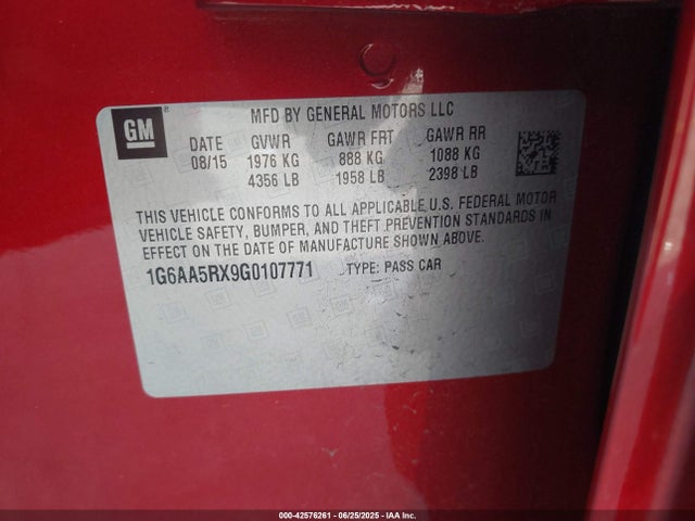 2016 CADILLAC ATS 1G6AA5RX9G0107771 Photo 8