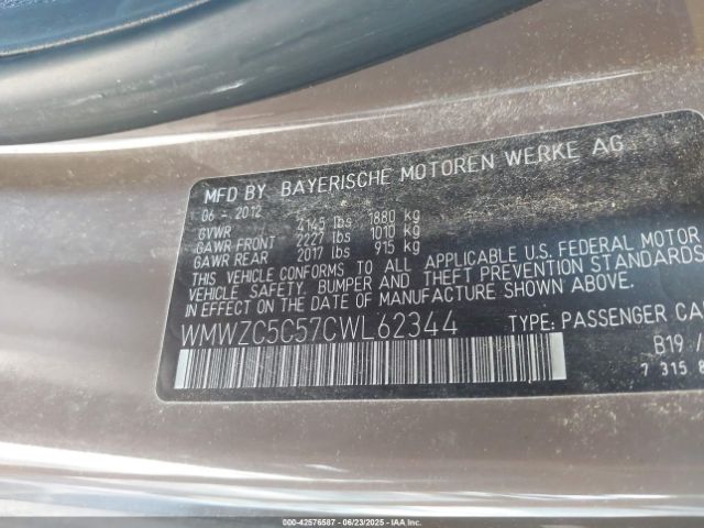 2012 MINI COOPER S COUNTRYMAN WMWZC5C57CWL62344 Photo 8
