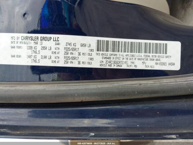 2013 CHRYSLER TOWN & COUNTRY 2C4RC1BG6DR721451 Photo 8