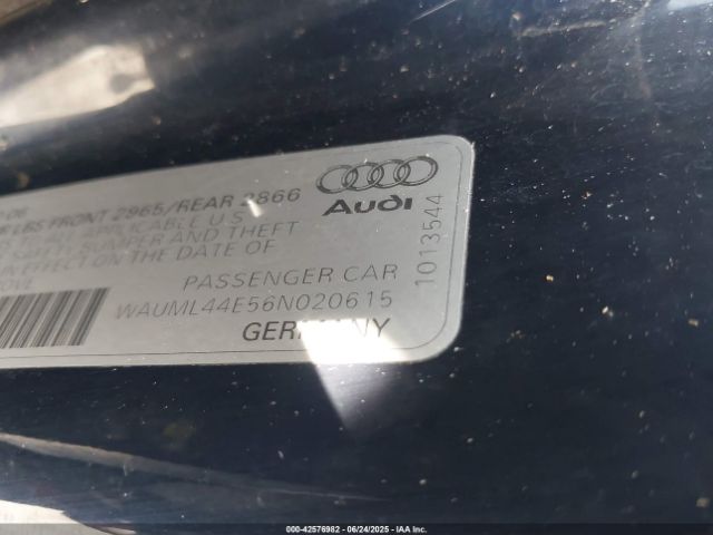 2006 AUDI A8 L WAUML44E56N020615 Photo 8