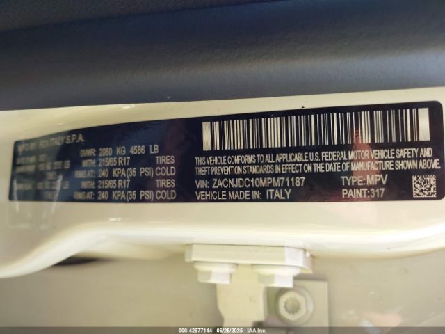 2021 JEEP RENEGADE ZACNJDC10MPM71187 Photo 8