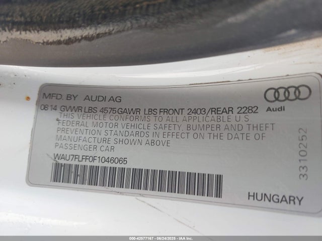 2015 AUDI A3 WAU7FLFF0F1046065 Photo 8