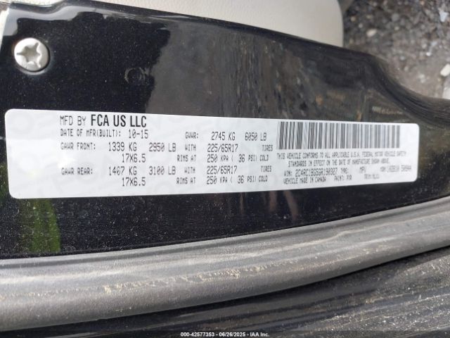 2016 CHRYSLER TOWN & COUNTRY 2C4RC1BG5GR190327 Photo 8