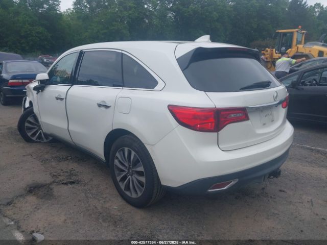 2015 ACURA MDX 5FRYD4H67FB019788 Photo 2