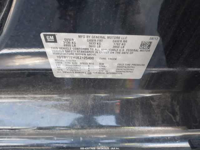 2014 GMC SIERRA 1500 1GTR1TEH9EZ125490 Photo 8
