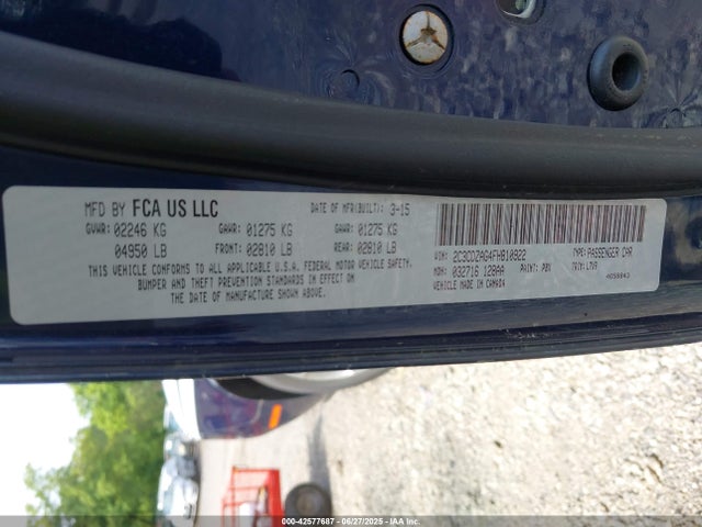 Aukcja sprzedaży 2015 Dodge Challenger Sxt, vin: 2C3CDZAG4FH810922, numer aukcji: 42577687