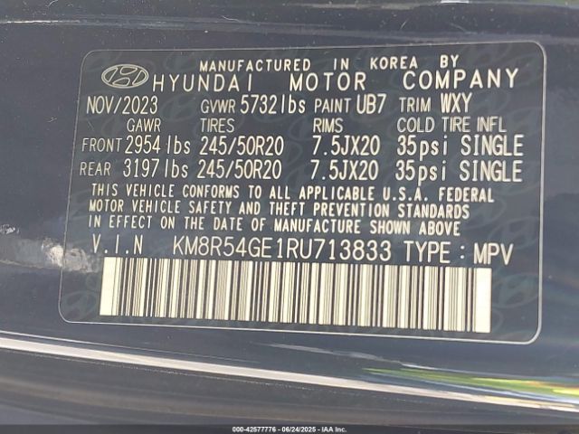 2024 HYUNDAI PALISADE KM8R54GE1RU713833 Photo 8