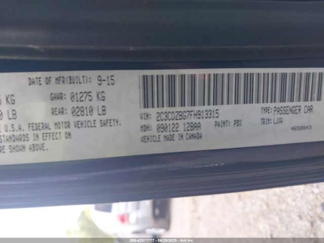 2015 DODGE CHALLENGER 2C3CDZBG7FH913315 Photo 8