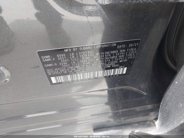 4S4WMARD2M3455135 Subaru Ascent