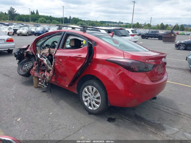 2013 HYUNDAI ELANTRA KMHDH4AE4DU554695 Photo 2