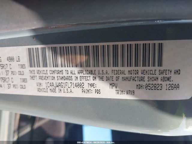 2015 JEEP WRANGLER 1C4AJWAG1FL714002 Photo 8