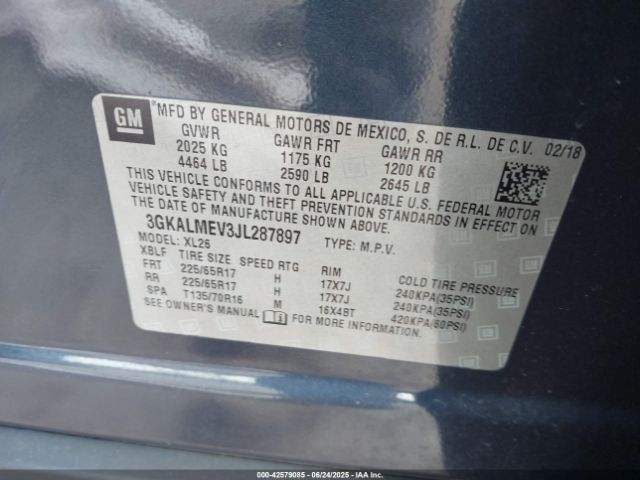 2018 GMC TERRAIN 3GKALMEV3JL287897 Photo 8