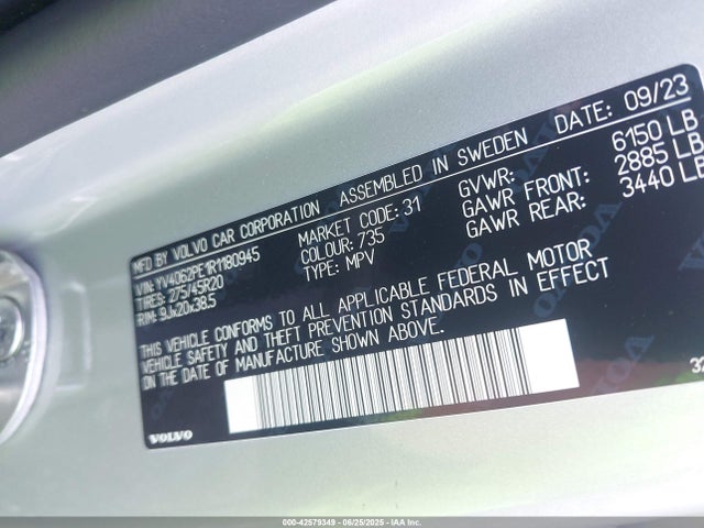 YV4062PE1R1180945 Volvo b4204te