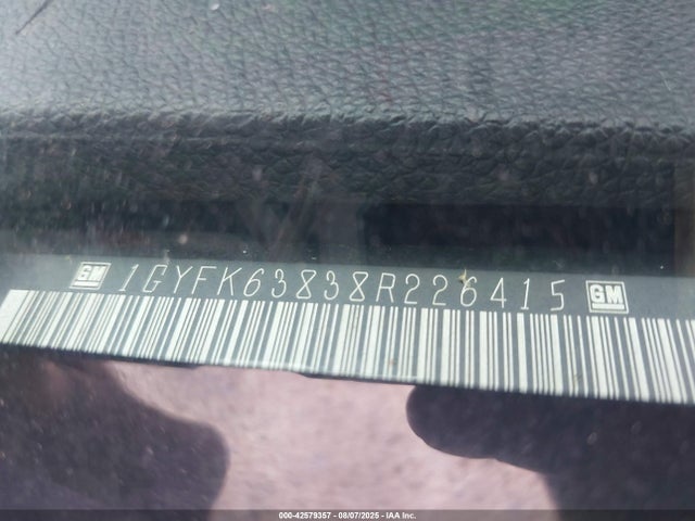 2008 CADILLAC ESCALADE 1GYFK63838R226415 Photo 8