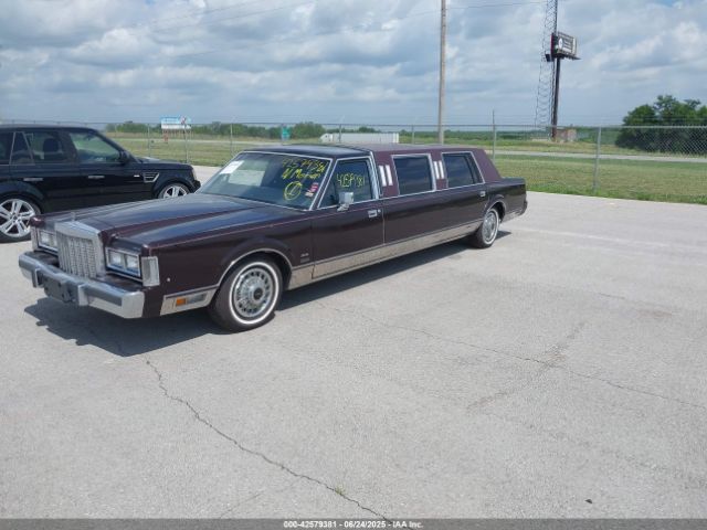 1987 LINCOLN TOWN CAR 1LNBM81F6HY678663 Photo 1