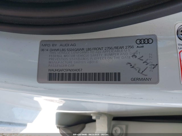 2015 AUDI A6 WAUHGAFC5FN004057 Photo 8