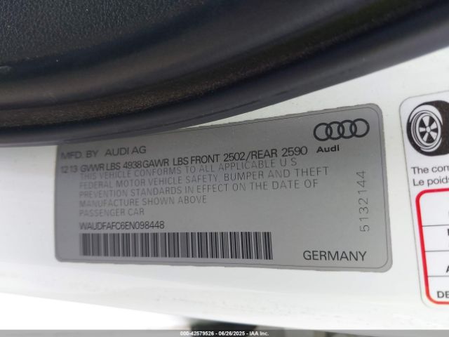 2014 AUDI A6 WAUDFAFC6EN098448 Photo 8