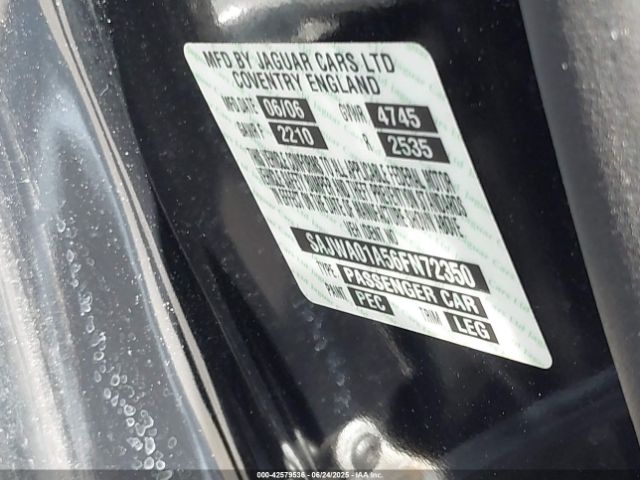 2006 JAGUAR S-TYPE SAJWA01A56FN72350 Photo 8