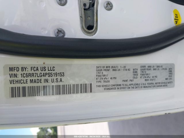 2023 RAM 1500 CLASSIC 1C6RR7LG4PS519153 Photo 8