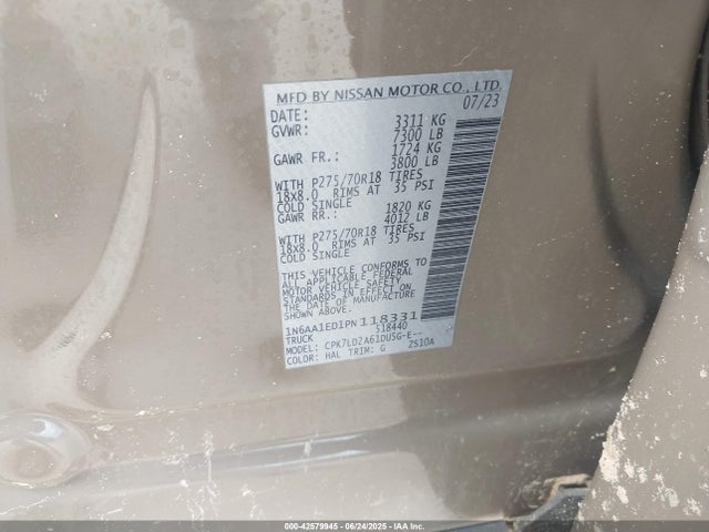 Nissan 2023 2023 1N6AA1ED1PN118331 Image 9