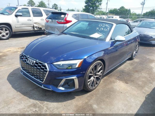 2024 AUDI S5 CABRIOLET WAUW4GF52RN000296 Photo 1