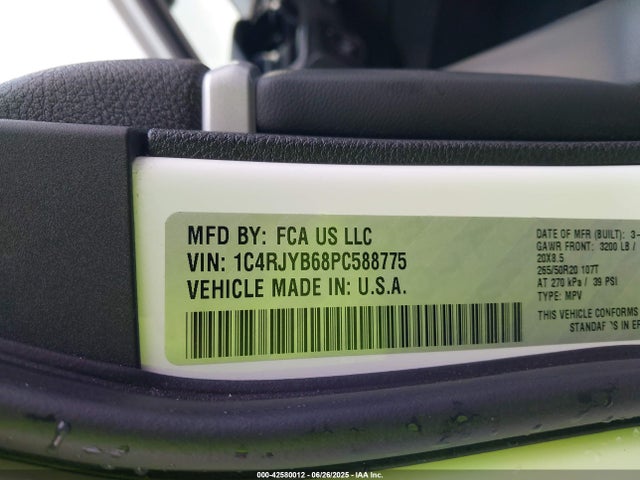 Jeep Grand Cherokee 2023 1C4RJYB68PC588775 Image 9