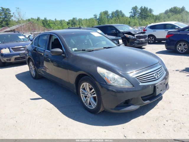 2012 Infiniti G25x მანქანა იყიდება აუქციონზე, vin: JN1DV6AR1CM730504, აუქციონის ნომერი: 42580257