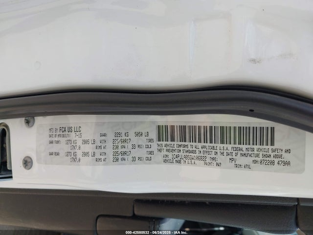 1C4PJLAB5GW106822 Jeep Cherokee