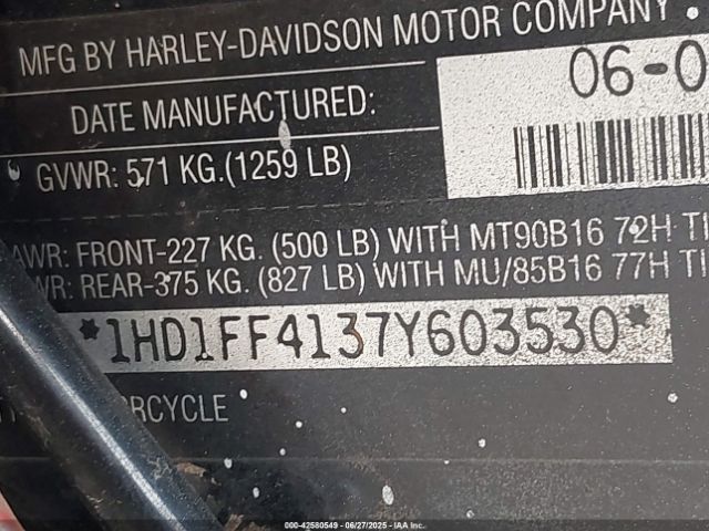 2007 HARLEY-DAVIDSON FLHT 1HD1FF4137Y603530 Photo 9