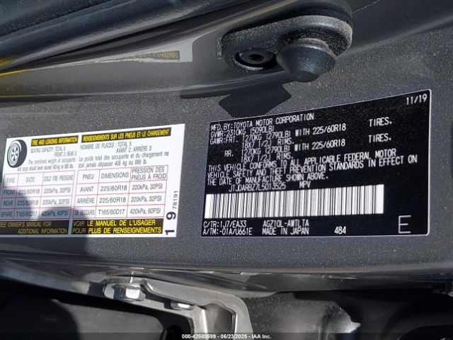 JTJDARBZ7L5013525 Lexus 8ar-fts