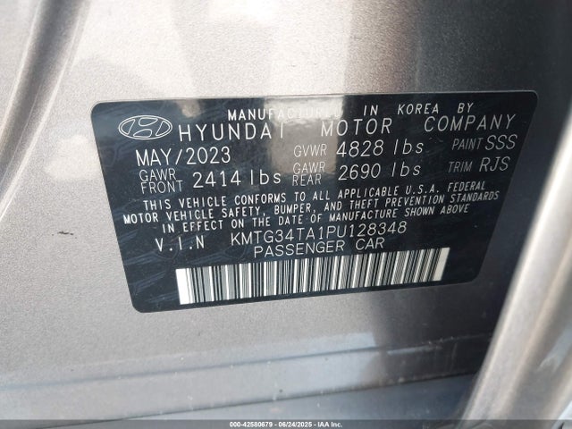 KMTG34TA1PU128348 Genesis t-gdi theta ii fr