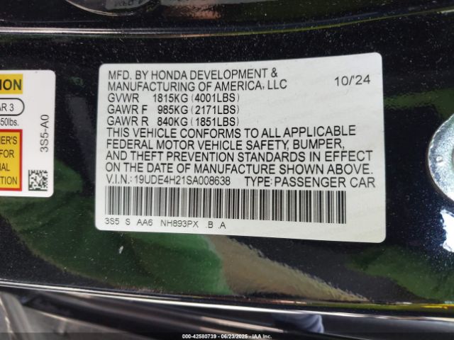 2025 ACURA INTEGRA 19UDE4H21SA008638 Photo 8