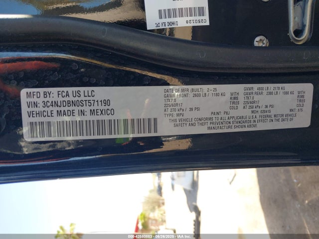 3C4NJDBN0ST571190 Jeep 2025