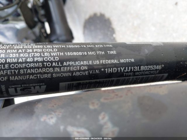 2020 HARLEY-DAVIDSON FXBB 1HD1YJJ13LB025346 Photo 9