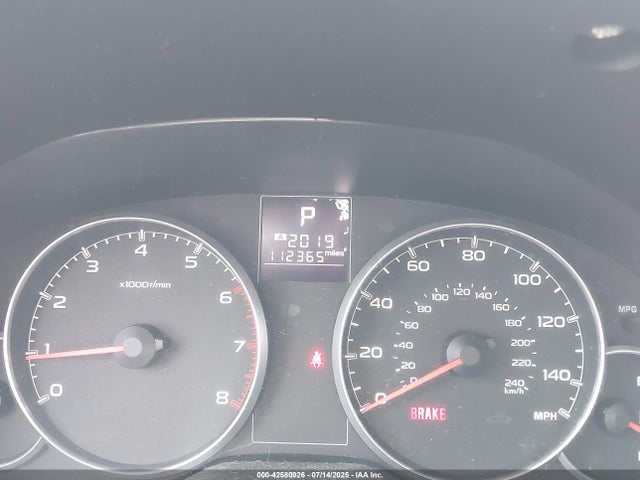 4S3BMBD68E3026701 Subaru 2.5na u5