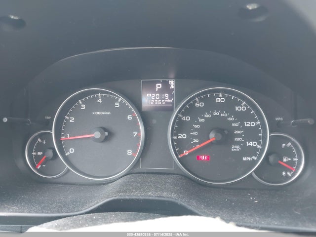 4S3BMBD68E3026701 Subaru 2.5na u5