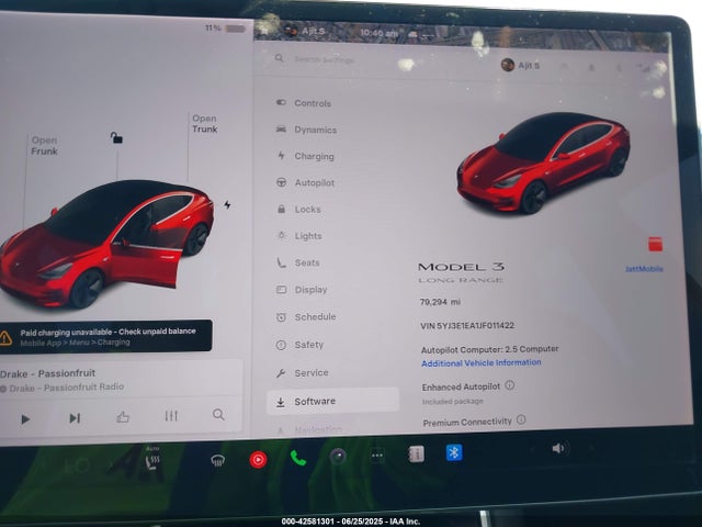 2018 TESLA MODEL 3 5YJ3E1EA1JF011422 Photo 6