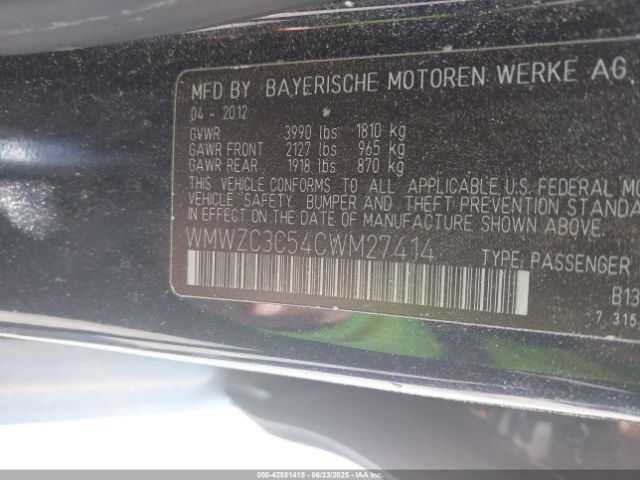 2012 MINI COOPER S COUNTRYMAN WMWZC3C54CWM27414 Photo 8
