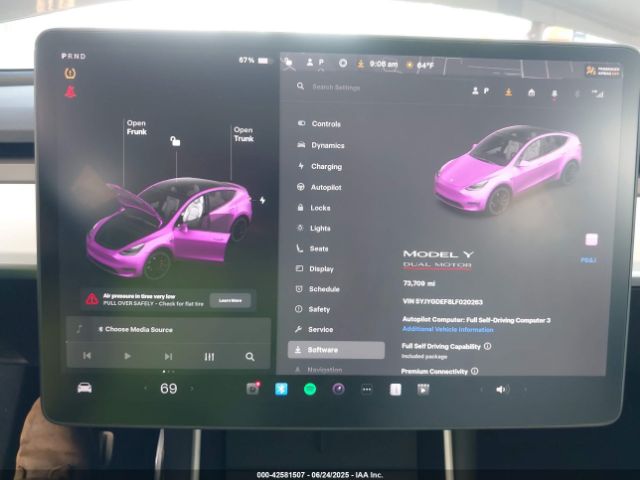 2020 TESLA MODEL Y 5YJYGDEF8LF020263 Photo 6